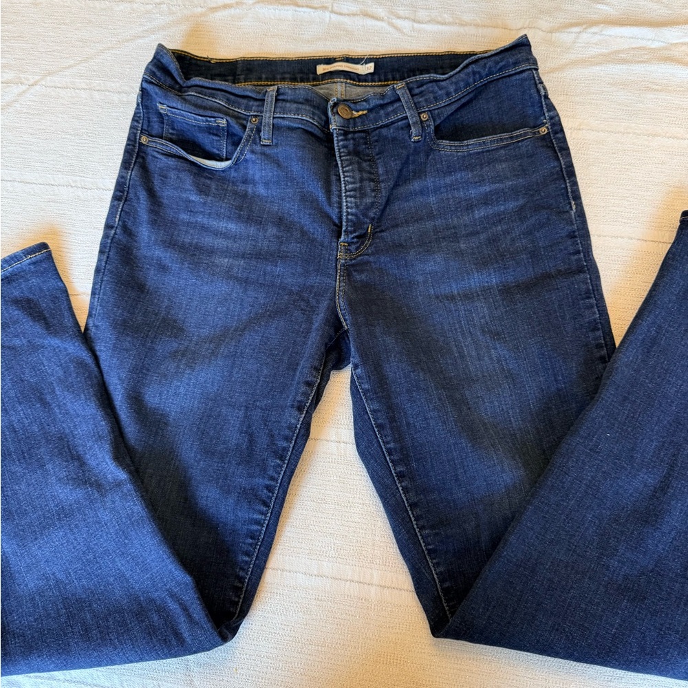 Levi's W32 L32 blue shaping straight women’s Jeans